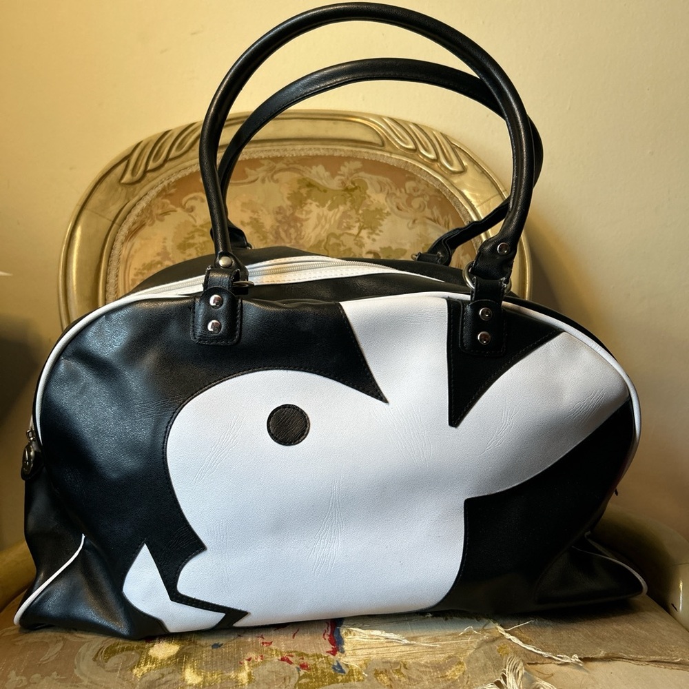 ❌SOLD❌Vintage Y2K RARE Large Playboy Bunny Duffle Bag - Picture 1 of 5